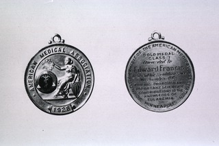 [American Medical Association Medal awarded to Edward Francis]