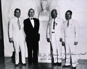[Hyman I. Goldstein with other dermatologists in Havana, Cuba]