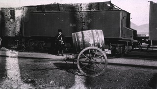 [Water cart used along Trans.-Sib. Railroad]