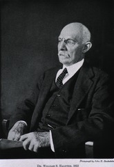 Dr. William S. Halsted, 1922