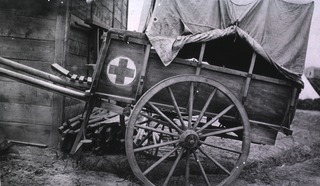 [Finnish ambulance cart for two litters, Harbin]