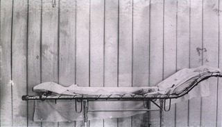 [A combined operating table and hand litter used at Kaufman Red Cross Hospital, Harbin]