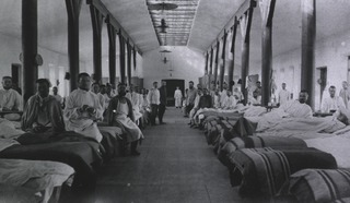 [A ward at Military Mobile Hospital No. 53, Gungalin]