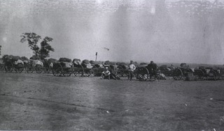 [Transport carts at a Division Lazaret, Gungalin]