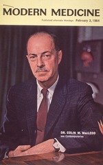 Dr. Colin M. MacLeod: [Modern Medicine cover, Feb. 3, 1964]