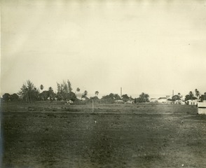 [View across Parade Ground from Infantry Barracks at Mayaguez, Puerto Rico]