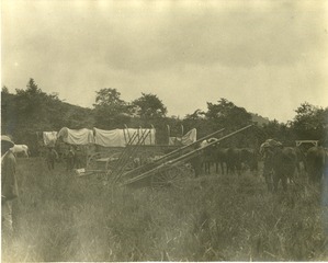 [Camp of 3rd U.S. Artillery, Coamo, Puerto Rico showing dynamite guns]