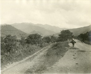 [Road beyond Guayamo, Puerto Rico, looking towards Spanish position]