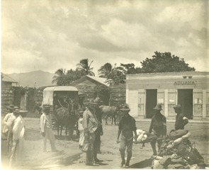 [Removing sick to H.S. Relief from Hosp'l. at Arroya, Puerto Rico, Col. R.S. Heidikoper in foreground
