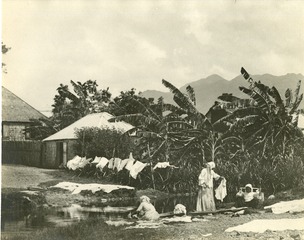 [Native wash-day, Arroya, Puerto Rico]