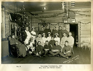 [Christmas Celebration, 1917 - Ear, Nose and Throat Clinic]