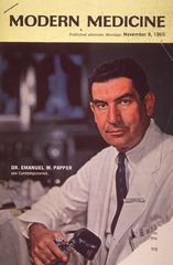 Dr. Emanuel M. Papper: [Modern Medicine cover, Nov. 8, 1965]