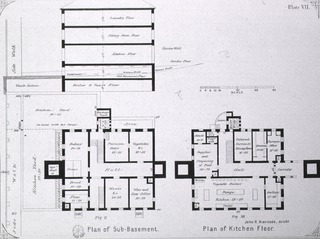 Johns Hopkins Hospital, Baltimore: [Floor plans of kitchen building]
