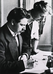 [Albert Schweitzer]: [With his wife in 1913]