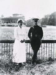 [Major G. de Tarnowsky with Harriet Leets]