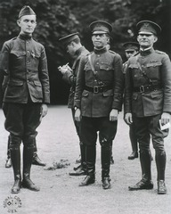 [European War 1914-1918, Group Portraits]: [Army Ambulance Unit]