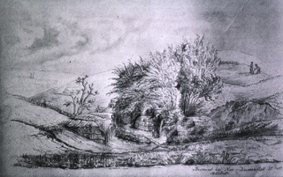 [Johann Ludwig Wilhelm Thudichum Memorabilia]: [Drawing of a bivouac in the Danish War]