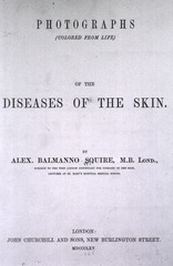 Photographs of the Diseases Of The Skin
