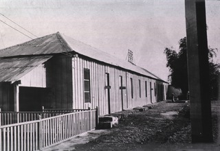 Building containing C.O.'s Quarters, Linen Room, Q.M.'s Storehouse, and Detachment Barracks