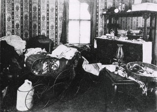 [A cluttered room]