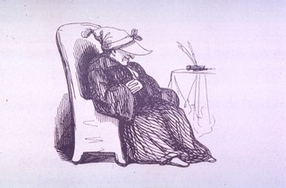 [Old woman seated]