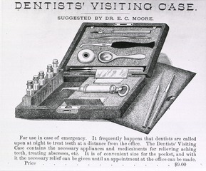 [Dental Instruments & Apparatus: Advertisement for Dentists' Visiting Case]