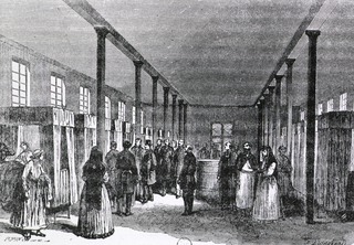 [Cholera: Emperor visiting patients at the Hôtel-Dieu, Paris]