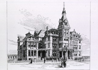 [Exterior view- The Seney Hospital Administration Building, Brooklyn, New York]