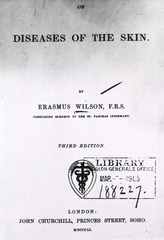 [Title page from On Diseases Of The Skin]
