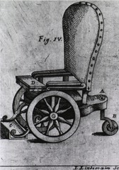 [An eighteenth century wheelchair]