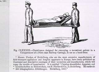 [Transportation of the sick and wounded]