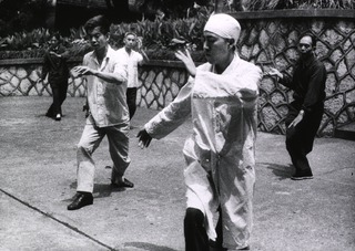 Taigichuan (Tai Chi), a kind of slow-motion martial art, is regarded as a healthy exercise for doctor and patients alike