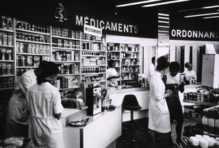 A modern European pharmacy