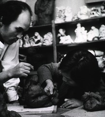 Shiro Fukurai is a sculptor who teaches at the municipal school for the blind at Kobe in Japan