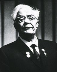 Dr. Piotr Serguiev, photographed during the 1966 World Health Assembly when he was awarded the Darling Prize for his work in malaria epidemiology and control