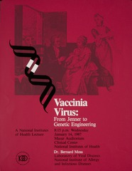 Vaccinia virus: from Jenner to genetic engineering