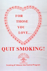 For those you love--: quit smoking!