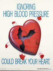 Ignoring high blood pressure could break your heart