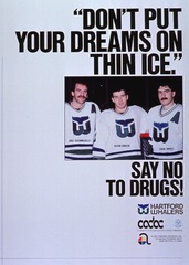 Don't put your dreams on thin ice: say no to drugs!