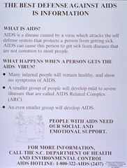 The best defense against AIDS is information