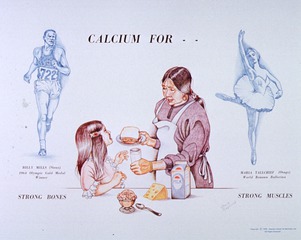 Calcium for--strong bones, strong muscles