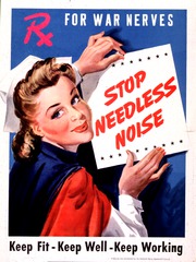 Rx for war nerves: stop needless noise