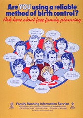Are you using a reliable method of birth control?: ask here about free family planning