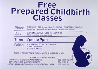 Free prepared childbirth classes