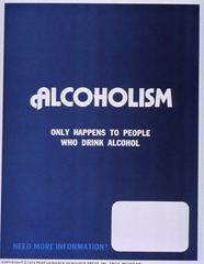 Alcoholism only happens to people who drink alcohol