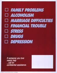 Family problems, alcoholism, marriage difficulties