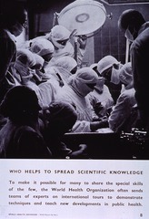 WHO helps to spread scientific knowledge