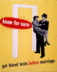 Know for sure--: get blood tests before marriage