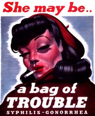 She may be--: a bag of trouble