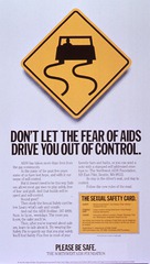 Don't let the fear of AIDS drive you out of control